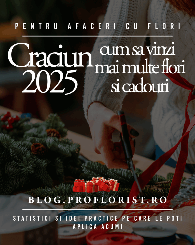 CRACIUN 2025 VANZARI FLORI FLORARIE