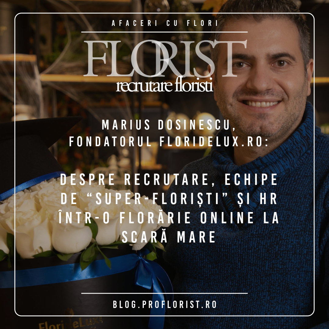 recrutare florarie, angajam floristi, cum angajezi floristi