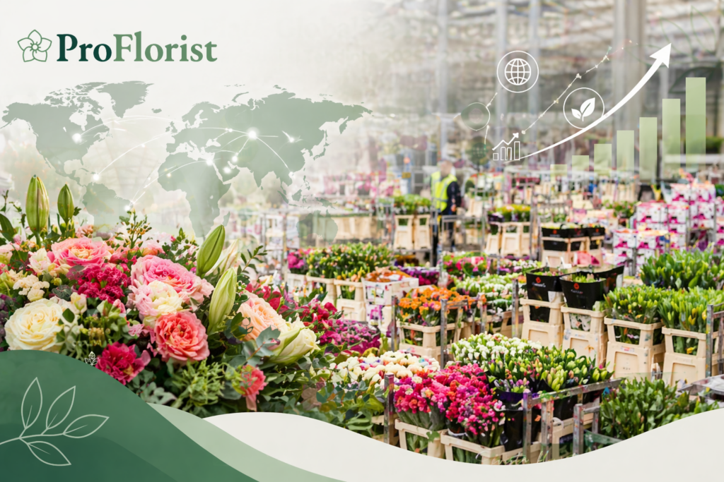 industria florilor la nivel global
