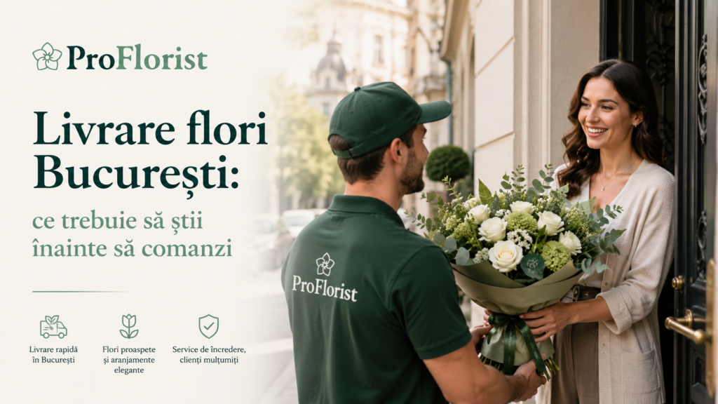 Livrare flori București: ce trebuie să știi înainte să comanzi