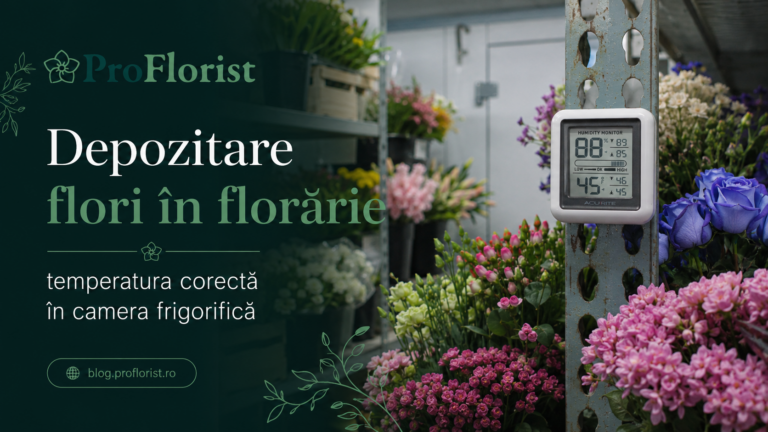 depozitare flori in florarie