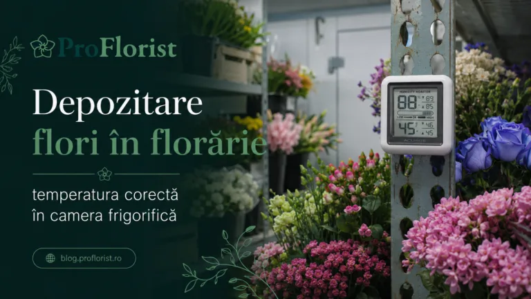 depozitare flori in florarie
