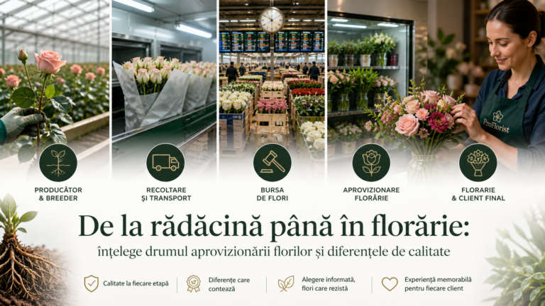 florist, florarie, bursa de flori, aprovizionare cu flori
