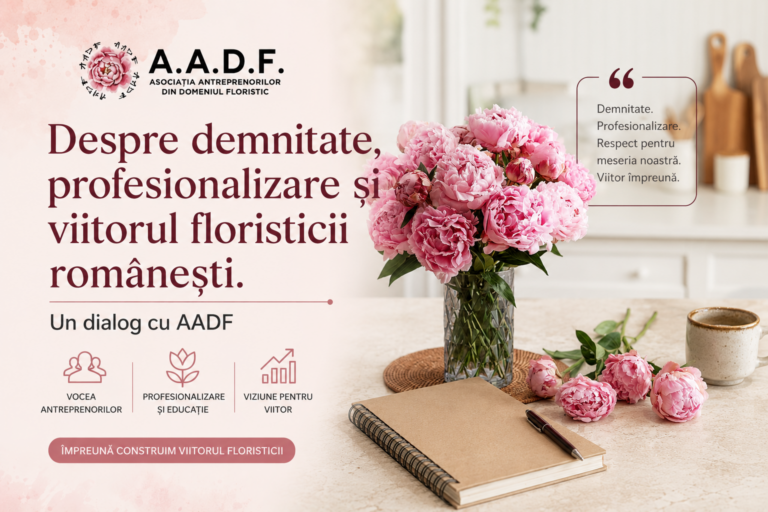 Despre demnitate, profesionalizare și viitorul floristicii românești. Un dialog cu AADF