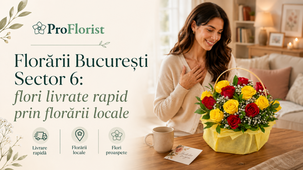Florarii Bucuresti sector 6: flori livrate rapid prin florarii locale