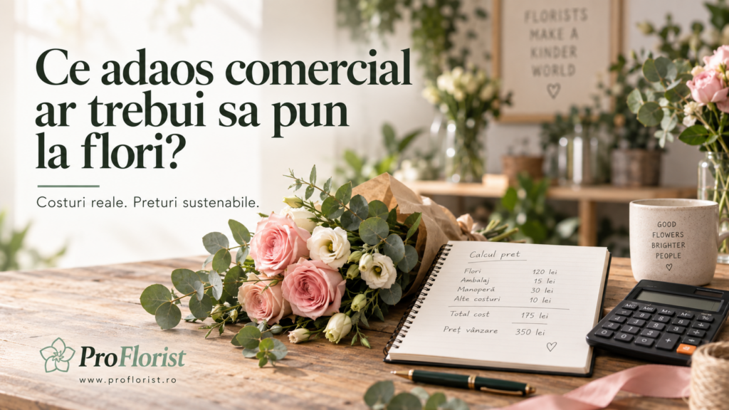 Ce adaos comercial ar trebui sa pun la flori?