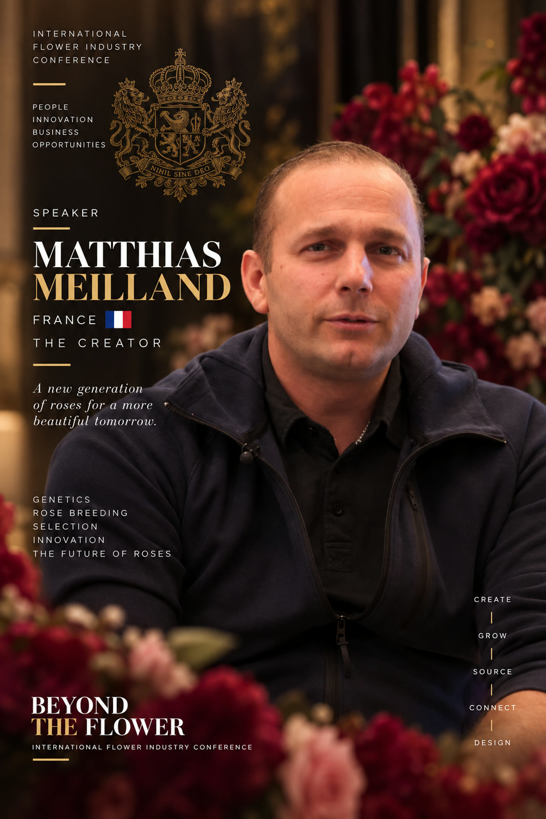 Matthias Meilland — poster oficial Beyond the Flower.